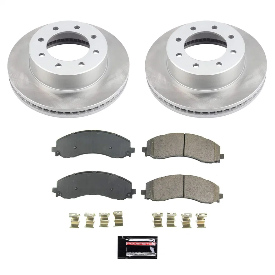 Front SEMI-COATED ROTOR KIT for Ram