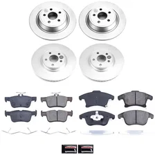Front and Rear Z17 COATED BRAKE KIT for Lincoln MKZ image 2