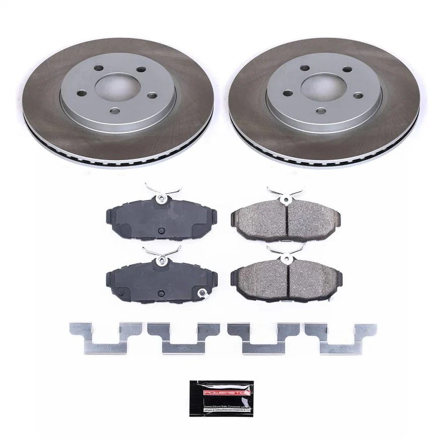Rear SEMI-COATED ROTOR KIT for Ford Mustang