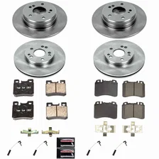 Front and Rear AUTOSPECIALTY BRAKE KIT for Mercedes-Benz E320 image 2