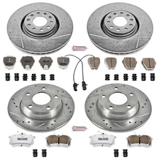 Front and Rear Z26 STREET BRAKE KIT for Audi Allroad Quattro image 2