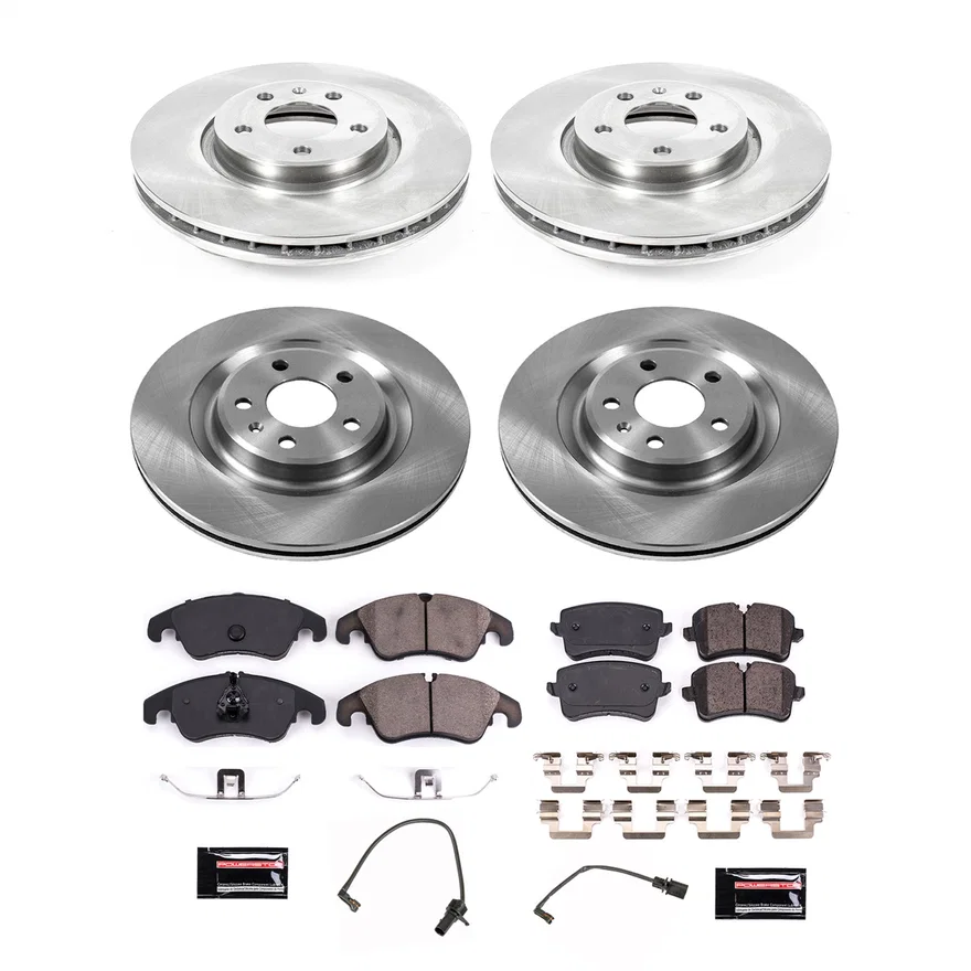 Front and Rear AUTOSPECIALTY BRAKE KIT for Audi