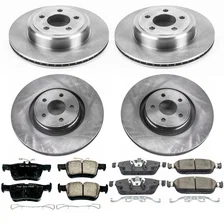 Front and Rear AUTOSPECIALTY BRAKE KIT for Lincoln MKC image 2