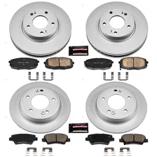 Front and Rear Z17 COATED BRAKE KIT for Kia Soul image 2
