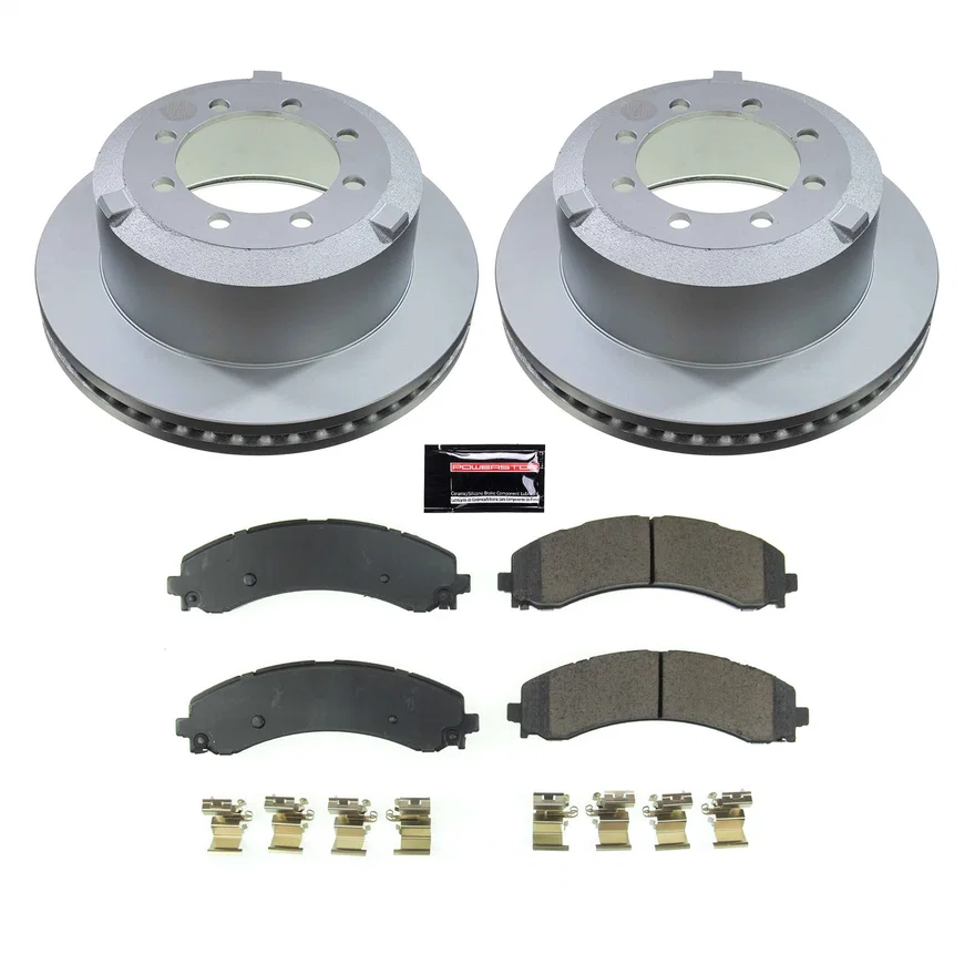 Rear Z17 COATED BRAKE KIT for Ram 3500