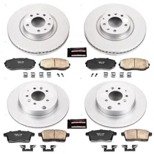 Front and Rear Z17 COATED BRAKE KIT for Mazda CX-9 image 2