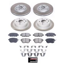 Front and Rear SEMI-COATED ROTOR KIT for Nissan image 1