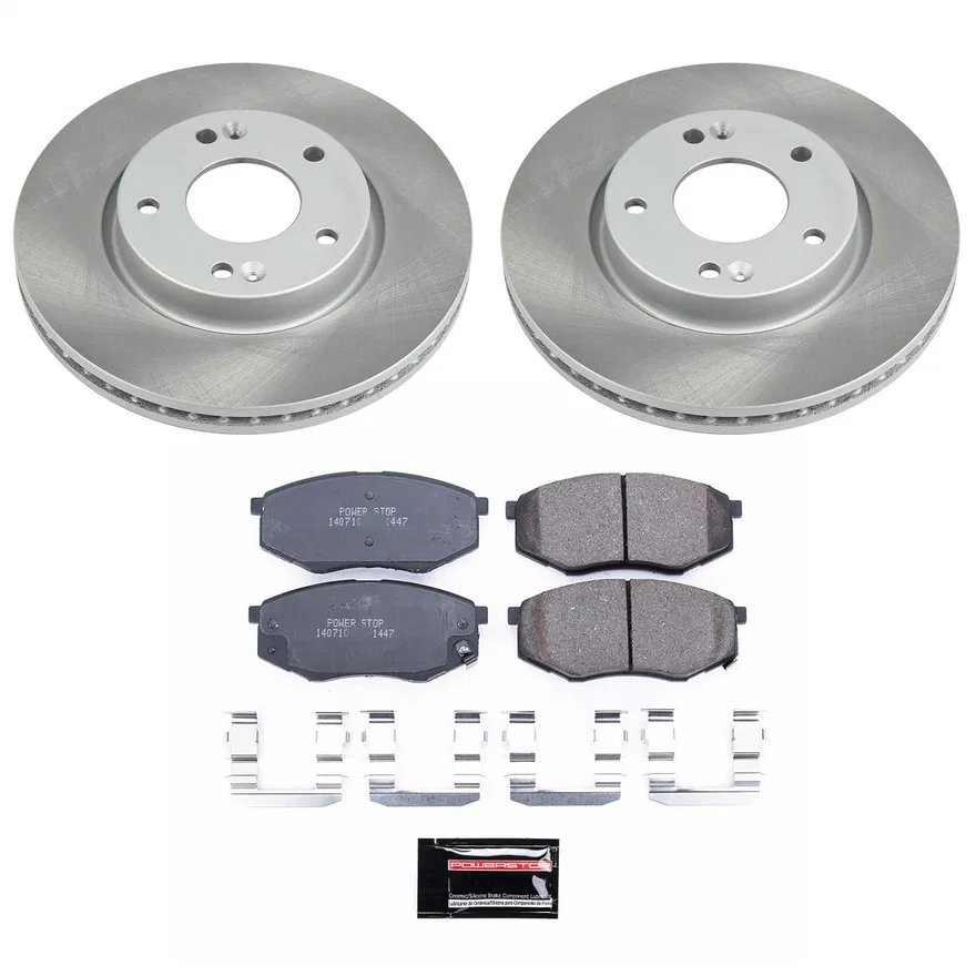 Front SEMI-COATED ROTOR KIT