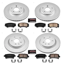 Front and Rear Z17 COATED BRAKE KIT for Saab 9-5 image 2