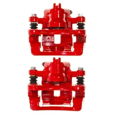 Rear RED CALIPER PAIR W/BRKT for Kia image 5