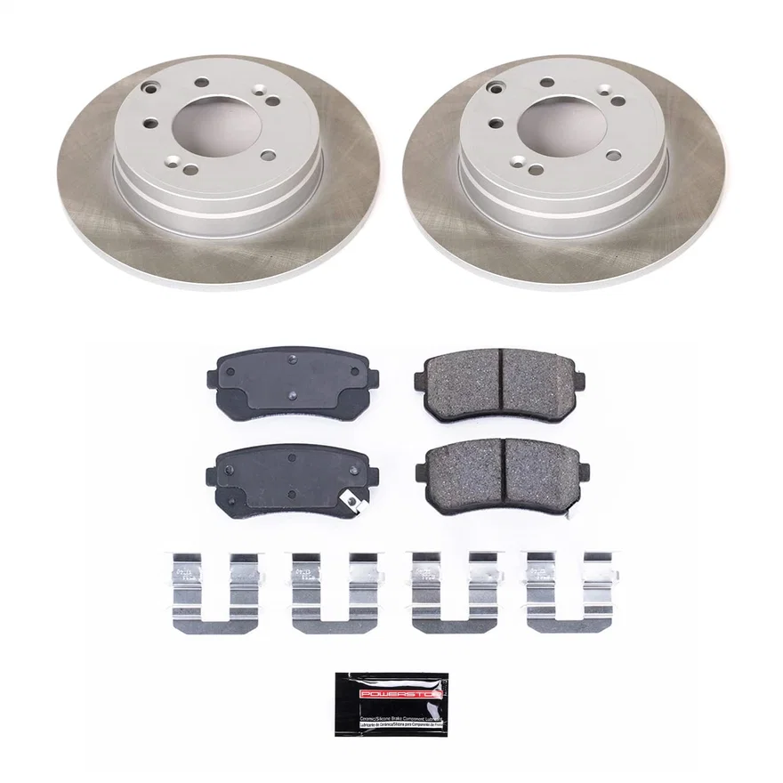 Rear SEMI-COATED ROTOR KIT