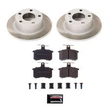 Rear SEMI-COATED ROTOR KIT for Audi image 1