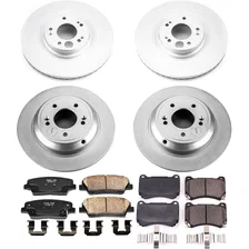 Front and Rear Z17 COATED BRAKE KIT for Hyundai Genesis image 2