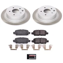 Rear SEMI-COATED ROTOR KIT for Nissan Sentra image 1