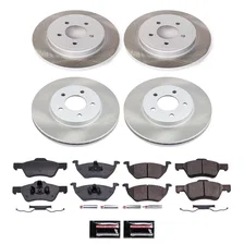 Front and Rear SEMI-COATED ROTOR KIT image 1