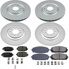Front and Rear Z17 COATED BRAKE KIT for Jeep Cherokee image 2