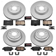 Front and Rear Z17 COATED BRAKE KIT for Acura RL image 2