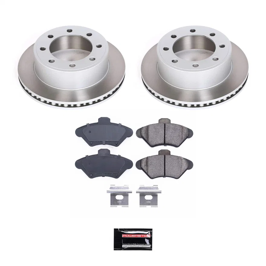 Front SEMI-COATED ROTOR KIT for Ford Mustang