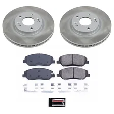 Front SEMI-COATED ROTOR KIT for Hyundai Santa Fe image 1