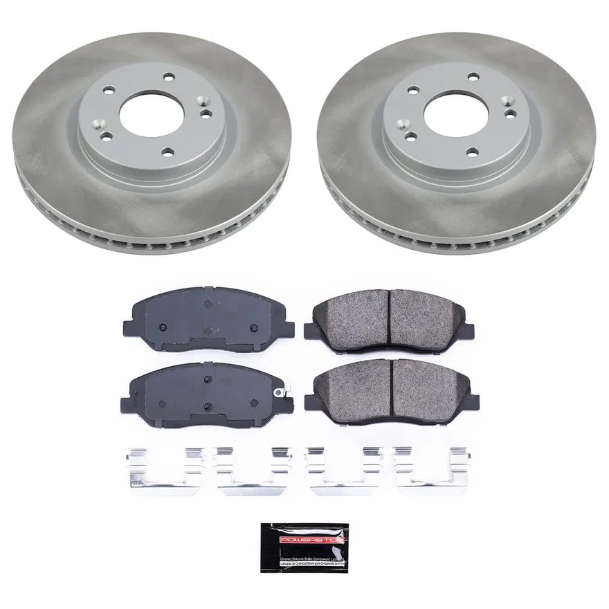 Front SEMI-COATED ROTOR KIT for Hyundai Santa Fe