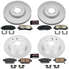 Front and Rear Z17 COATED BRAKE KIT for Honda Ridgeline image 2