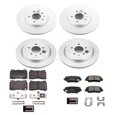 Front and Rear Z17 COATED BRAKE KIT for Cadillac ATS image 2