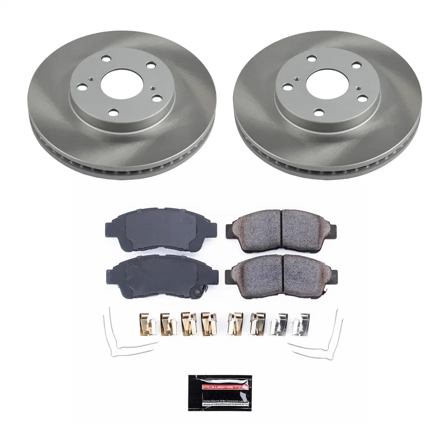Front SEMI-COATED ROTOR KIT for Toyota Camry