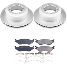 Front and Rear Z17 COATED BRAKE KIT for Ford LCF image 2