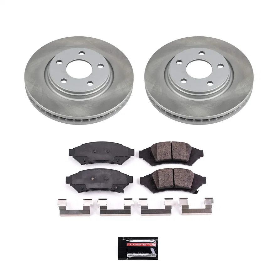 Front SEMI-COATED ROTOR KIT for Pontiac G5