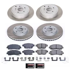 Front and Rear SEMI-COATED ROTOR KIT for Honda Ridgeline image 1