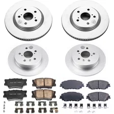 Front and Rear Z17 COATED BRAKE KIT for Toyota Camry image 2