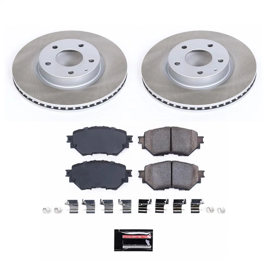 Front SEMI-COATED ROTOR KIT for Mazda 3