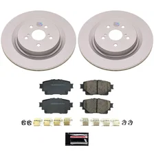 Rear Z17 COATED BRAKE KIT for Toyota Highlander image 1
