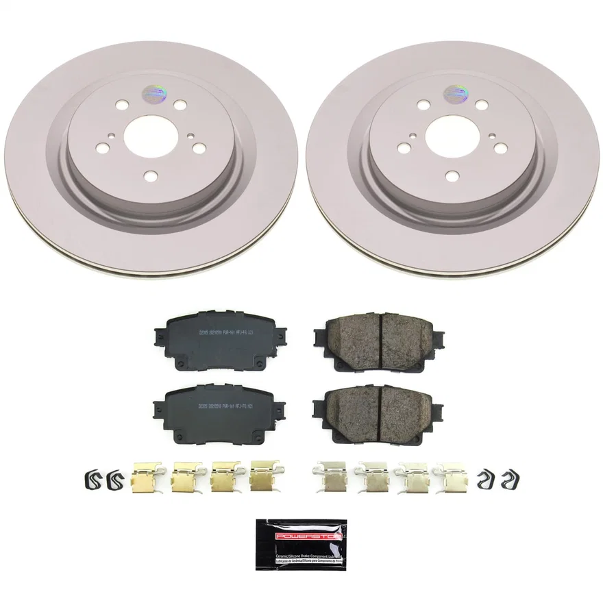 Rear Z17 COATED BRAKE KIT for Toyota Highlander