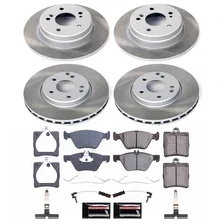 Front and Rear SEMI-COATED ROTOR KIT image 1