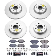 Front and Rear Z23 COATED BRAKE KIT for Fiat 500 image 2