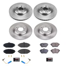 Front and Rear AUTOSPECIALTY BRAKE KIT for Mercedes-Benz E300 image 2