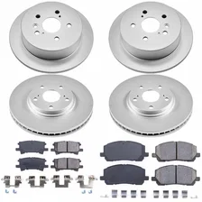 Front and Rear Z17 COATED BRAKE KIT for Toyota Highlander image 2