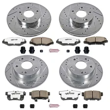 Front and Rear Z26 STREET BRAKE KIT for Honda Accord image 2