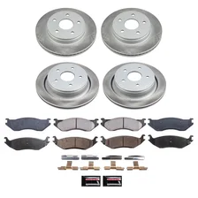 Front and Rear SEMI-COATED ROTOR KIT for Dodge Ram 1500 image 1