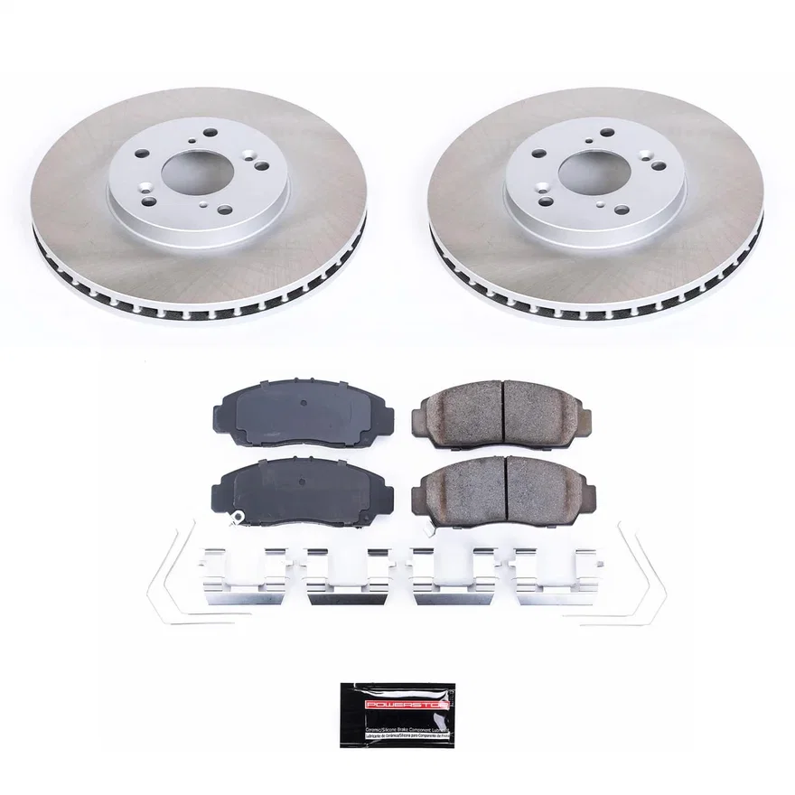 Front SEMI-COATED ROTOR KIT