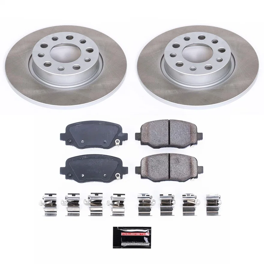 Rear SEMI-COATED ROTOR KIT