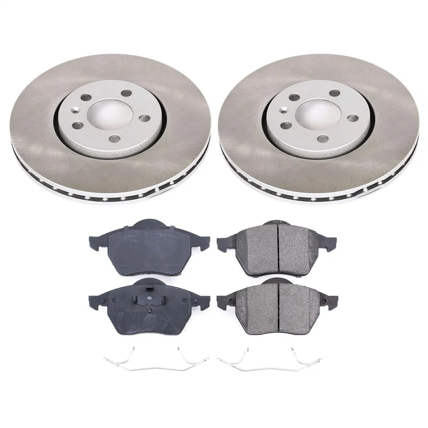 Front SEMI-COATED ROTOR KIT for Volkswagen