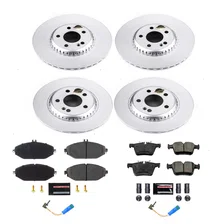 Front and Rear Z23 COATED BRAKE KIT for Mercedes-Benz C300 image 2
