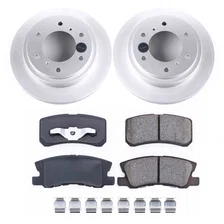 Rear Z17 COATED BRAKE KIT for Mitsubishi Montero image 2