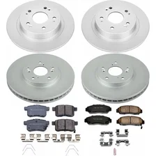 Front and Rear Z17 COATED BRAKE KIT for Honda Accord image 2