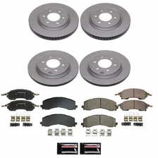 Front and Rear Z17 COATED BRAKE KIT for Ford Bronco image 1
