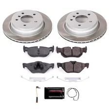Rear SEMI-COATED ROTOR KIT for BMW image 1