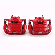 Front RED CALIPER PAIR W/BRKT image 2