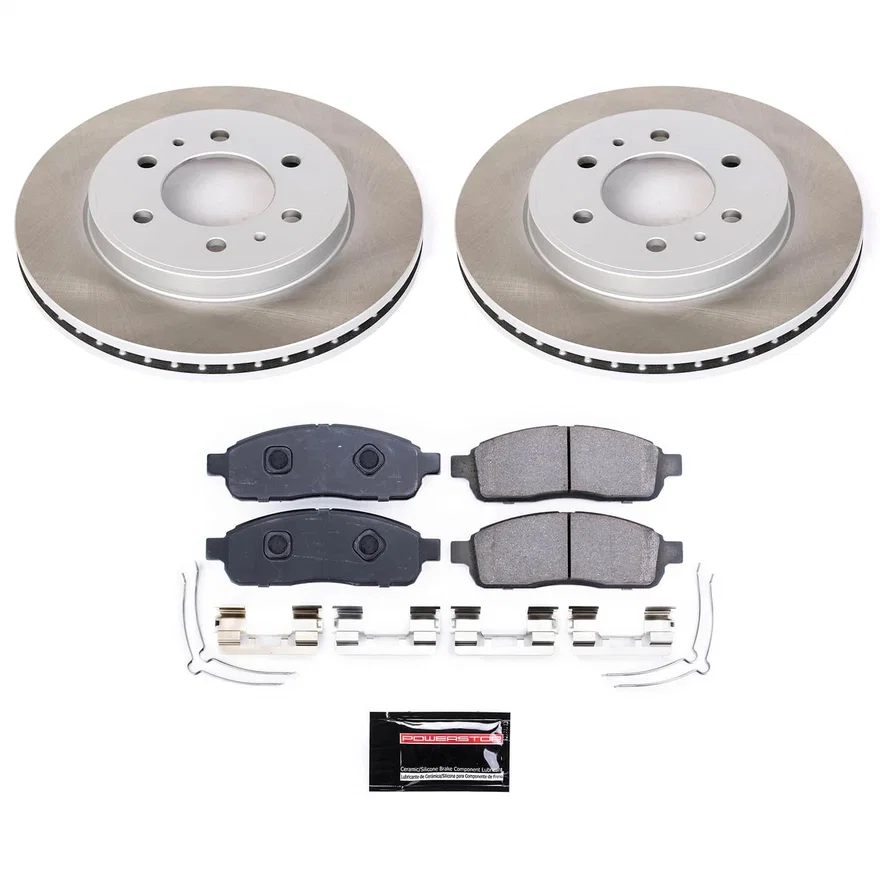 Front SEMI-COATED ROTOR KIT for Ford F-150
